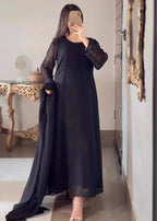 Elegant Flow Chiffon Maxi 50" Length - Shiwani Apparels