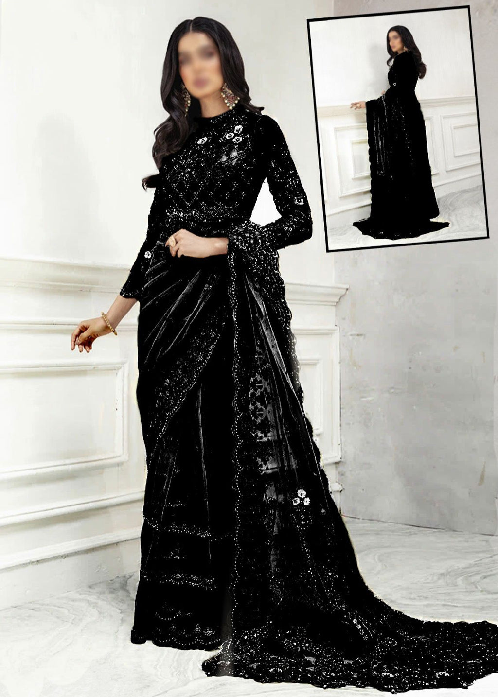 Brand Maria b saree - Shiwani Apparels