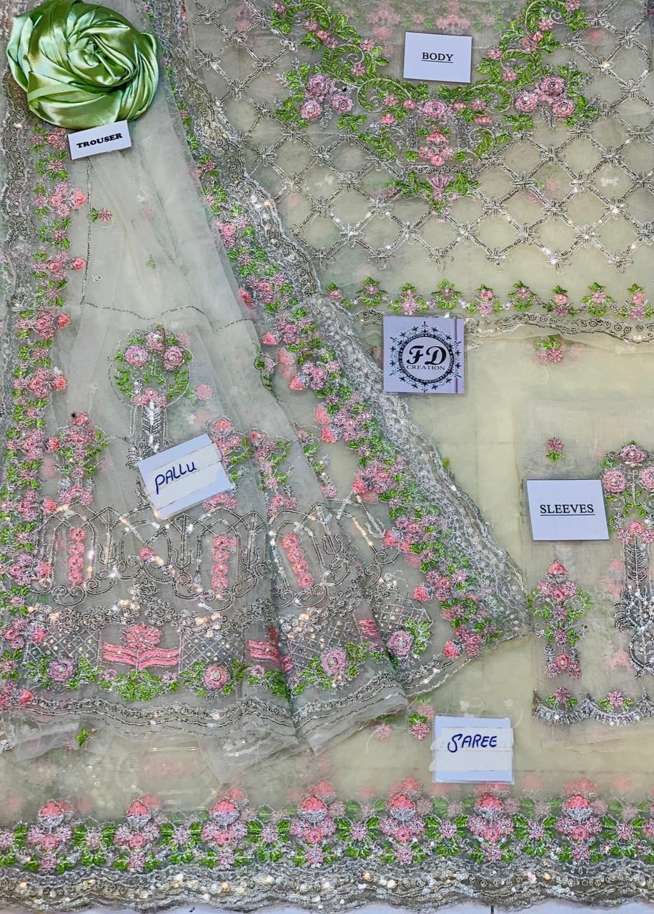 Brand Maria b saree - Shiwani Apparels