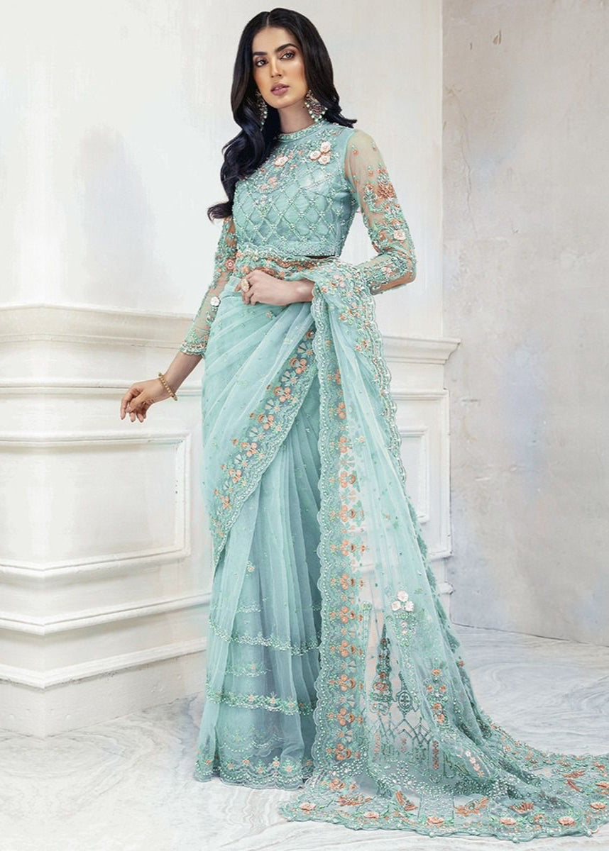 Brand Maria b saree - Shiwani Apparels