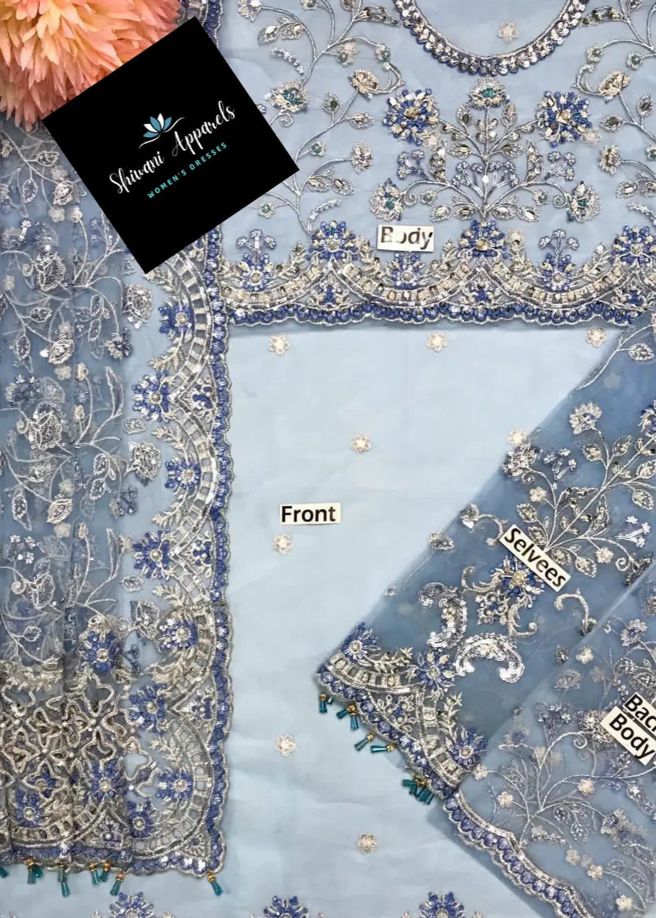 Maria b exclusive saree - Shiwani Apparels