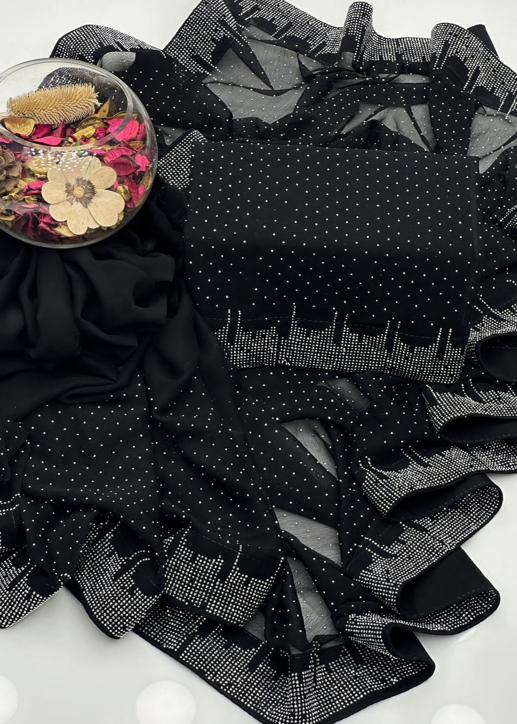 Chiffon nug saree - Shiwani Apparels