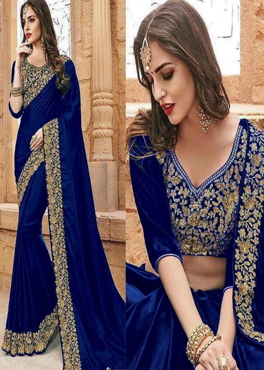 Indian chiffon style saree - Shiwani Apparels