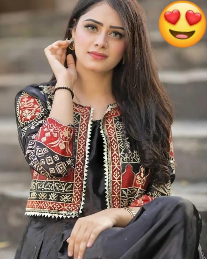 Embroidered Koti & Silk Maxi 2Piece Set