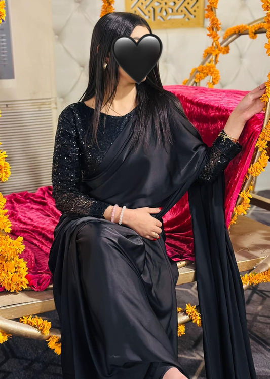 Premium Shamoz Silk Saree Ready to Wear Elegance