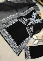 Organza Embroidered Elegance Set