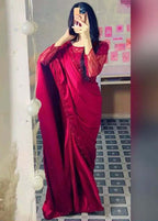 Pearl Sequence Silk Saree