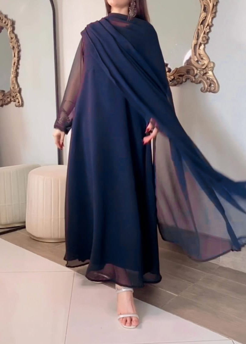 Elegant Flow Chiffon Maxi 50" Length - Shiwani Apparels