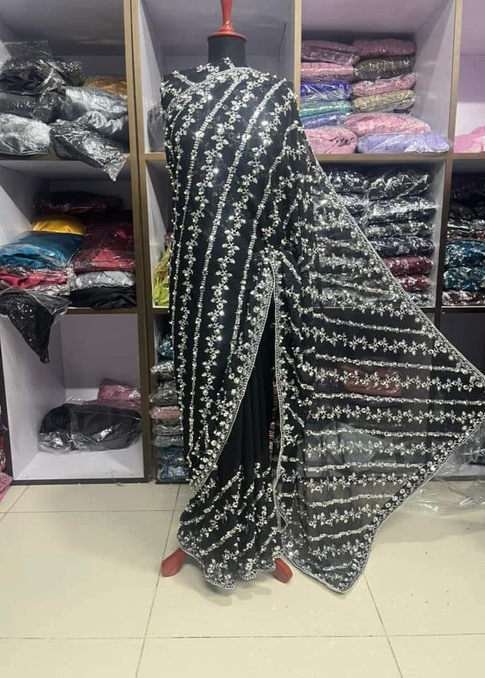 Hania Amir Saree - Shiwani Apparels