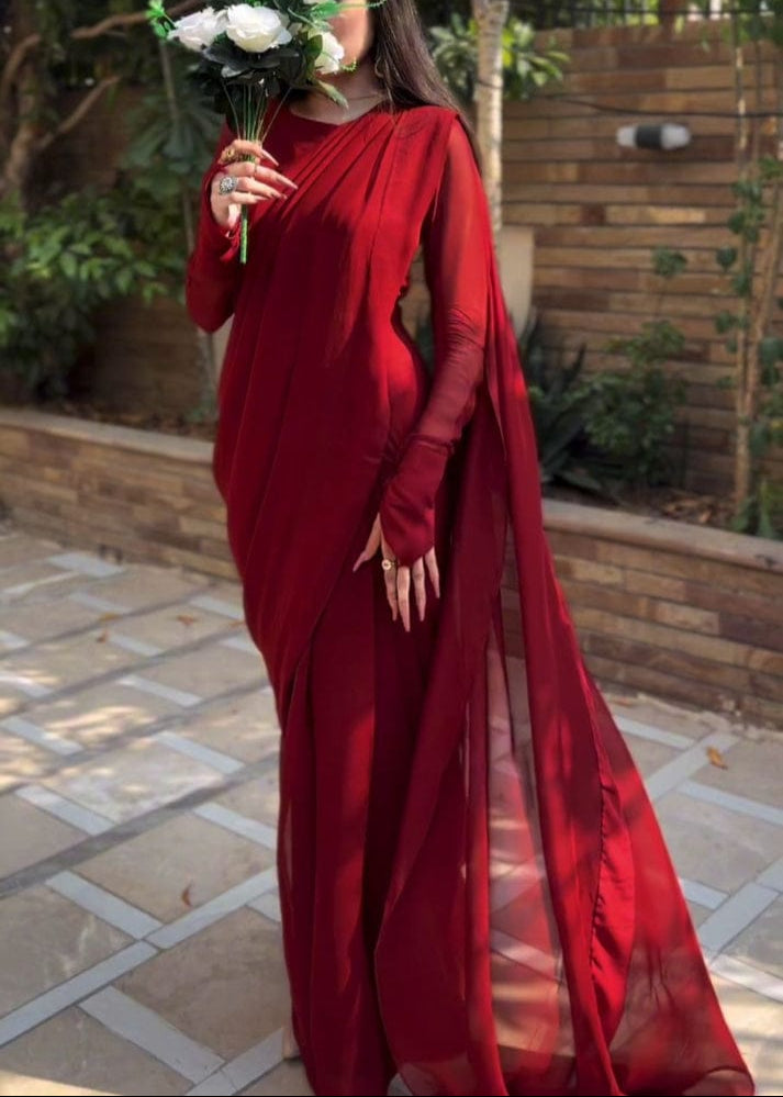 Chiffon Saree - Shiwani Apparels