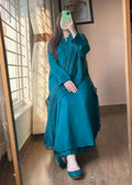 Royal Grace – 3PC Long Shirt Dress - Shiwani Apparels