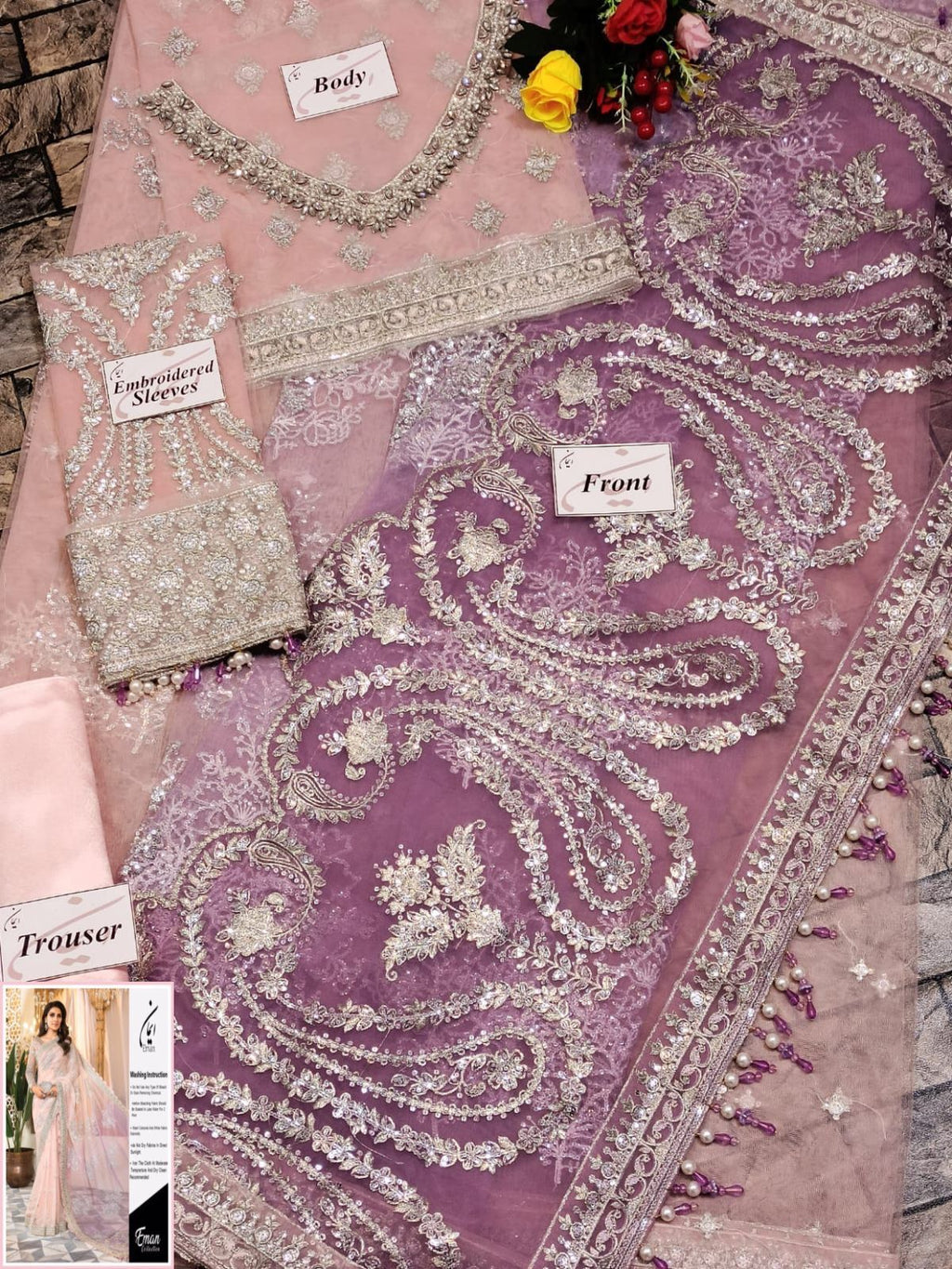 Maria B Spengle Work Saree