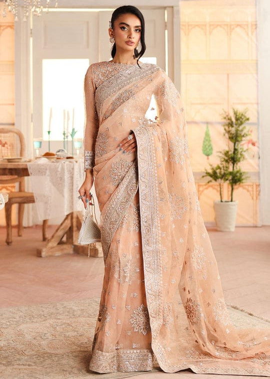 Maria B Embroidered Net Saree