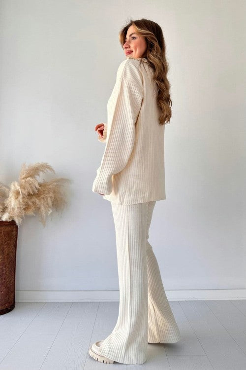 Zipper Highneck 2Piece Winter Set