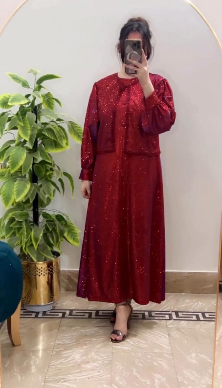 Shimmer Grace Co-ord Dress