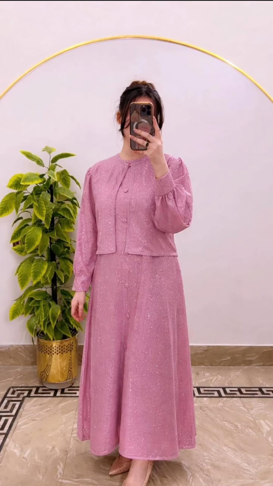 Shimmer Grace Co-ord Dress