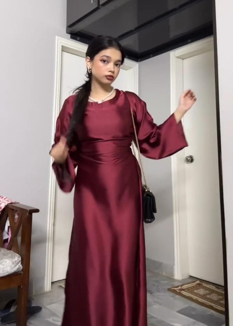 Serene Shamoz Silk 2 Piece Stiched Suit - Shiwani Apparels