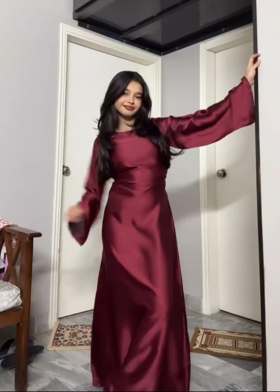 Serene Shamoz Silk 2 Piece Stiched Suit - Shiwani Apparels