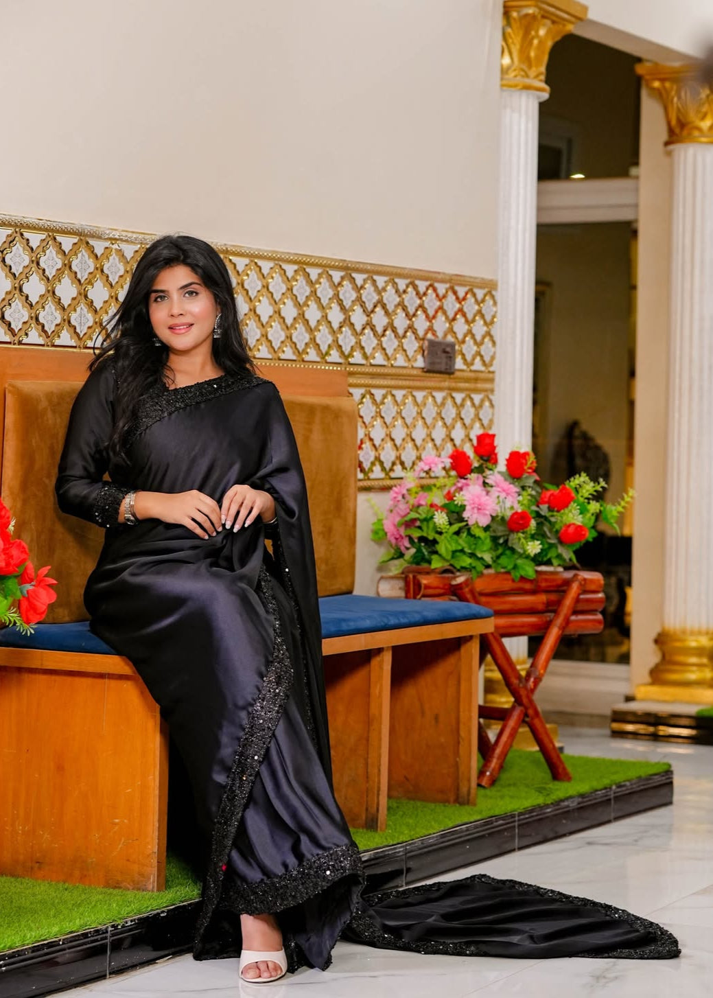 Shamoz Silk Saree  Ready to Wear Elegance