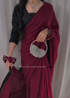 Premium Shamoz Silk Saree Ready to Wear Elegance