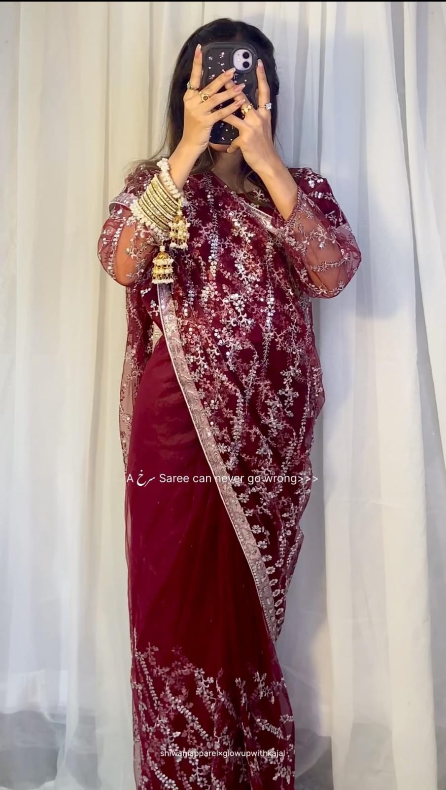 Hania Amir Stiched Saree