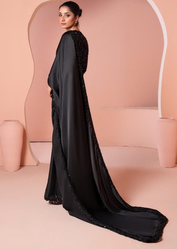 Shamoz Silk Ready to Wear Saree with Sequin Border