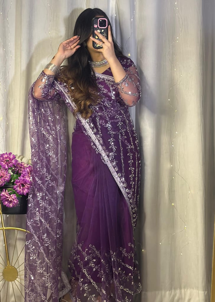 Hania Amir Stiched Saree