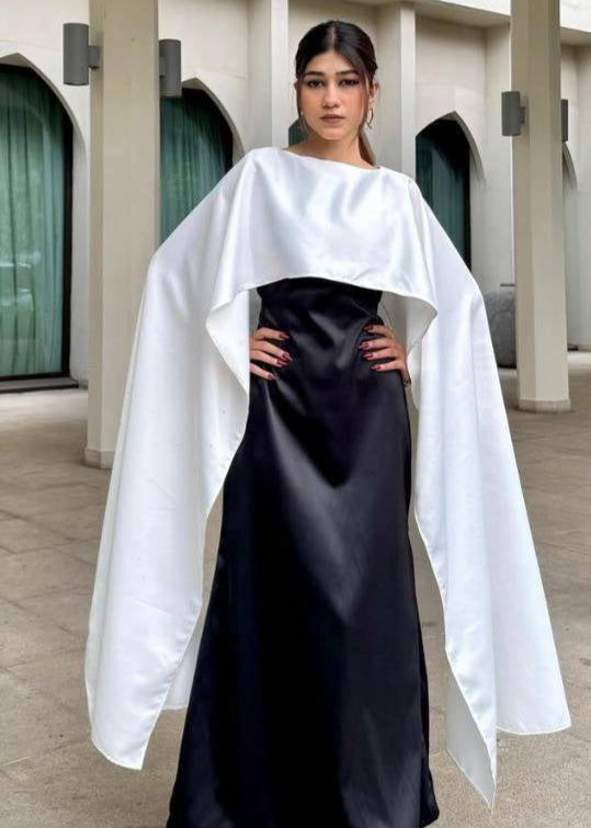 Royal Grace Cape Shawl Dress