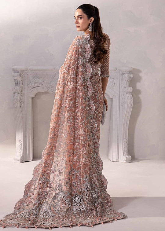 Maria B Embroidered Net Saree – Elegance Redefined ✨ - Shiwani Apparels