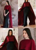 Royal Grace Cape Shawl Dress